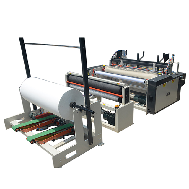 Toilet Tissue Production Line Toilet Paper Punching and Rewinding Machine