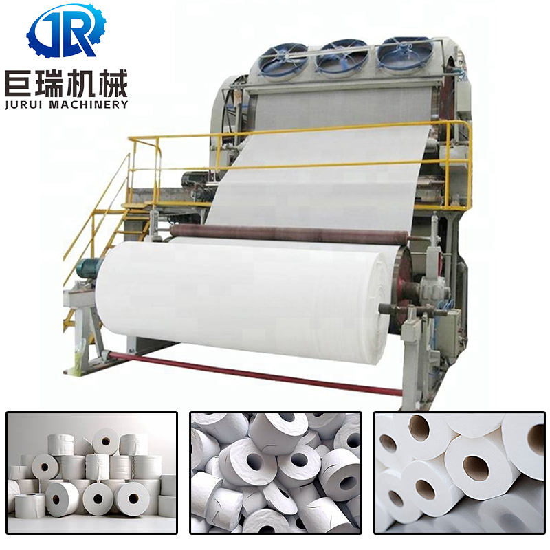 2100mm Tissue Toilet Paper Making Machine Production Line
